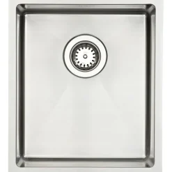 Keittiöallas Lavabo Kubus 340 Soft, 380x440mm, ruostumaton teräs