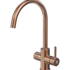 Keittiöhana INOX by Tammiholma Q1, APK-venttiili, C-juoksuputki, ruusukulta
