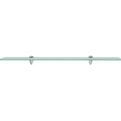 Kelluvat hyllyt, 2 kpl, lasi, 80x10 cm, 8 mm, kirkas