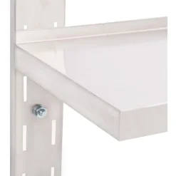 2-kerroksinen kelluva seinähylly ruostumaton teräs 100x30 cm