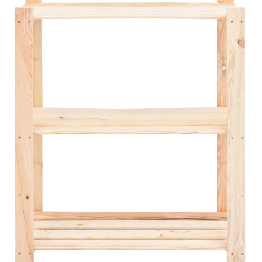 3-kerroksiset varastohyllyt 10 kpl 80x38x90cm 150kg