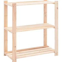 3-kerroksiset varastohyllyt 10 kpl 80x38x90cm 150kg