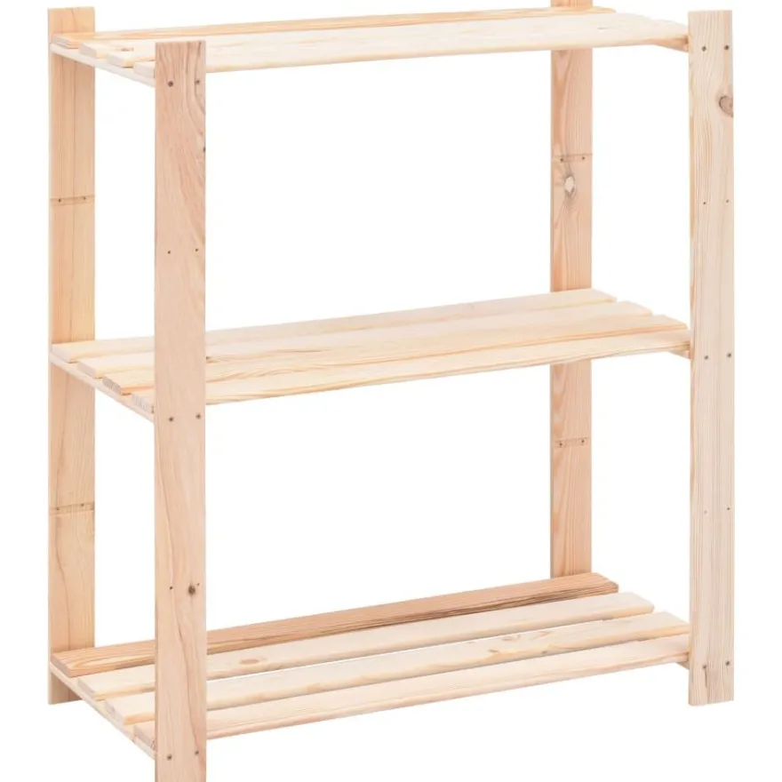3-kerroksiset varastohyllyt 10 kpl 80x38x90cm 150kg