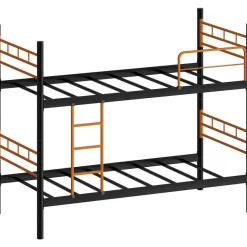 Kerrossänky Linento Furniture Mete 209, 90x190cm, oranssi