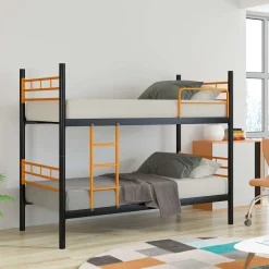 Kerrossänky Linento Furniture Mete 209, 90x190cm, oranssi
