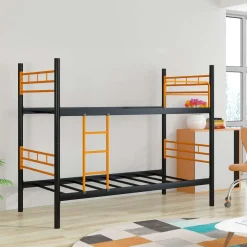 Kerrossänky Linento Furniture Mete 209, 90x190cm, oranssi