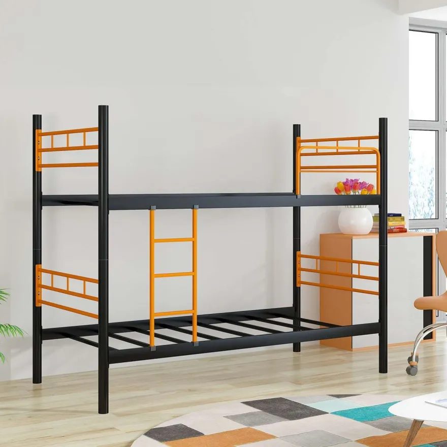 Kerrossänky Linento Furniture Mete 209, 90x190cm, oranssi