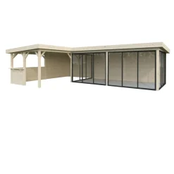 Kesähuone Palmako Lenna Set 421, sis.liukuovet 33,2 m²