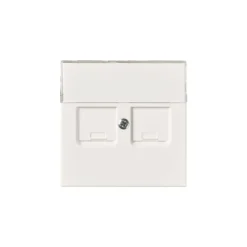 Keskiölevy ABB Impressivo 2xRJ45, pölyluukut