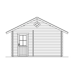 Kesämökki Skan Holz Esbjerg 2, 23.5m²