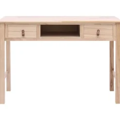 Kirjoituspöytä luonnollinen 110x45x76 cm puinen
