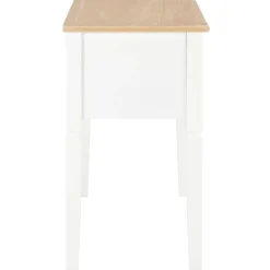 Kirjoituspöytä, valkoinen, 109,5x45x77,5 cm, puinen