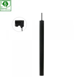 Kiskoriippuvalaisin Spectrum Chloe Slim MR11 3-vaihekiskoon Ø40x500mm
