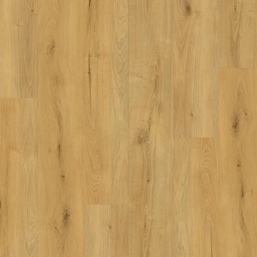 Kivikomposiittivinyylilankku DomusFlooring Nyyrikki hunajatammi
