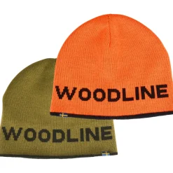 Käännettävä pipo Woodline, oranssi/vihreä, one size