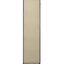 Kokoontaitettava vaatekaappi kerma 110cm, kangas