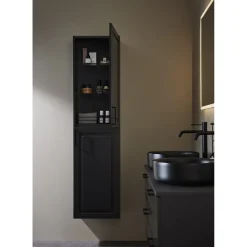 Korkea kaappi Hafa Store Grace Compact, push open, antrasiitti