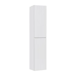 Korkea kaappi Interia Epic 160x35x33 cm, valkoinen