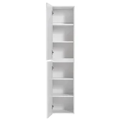 Korkea kaappi Interia Epic 160x35x33 cm, valkoinen