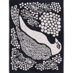 Käsipyyhe Vallila Viserrys, 50x70cm, mustavalkoinen