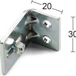 Kulmakiinnike Habo K-60 liukuovikiskoille