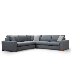 Kulmasohva Linento Furniture Loop 7, 4-istuttava, antrasiitti