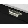 Kuppivedin Beslag Design Timjan, 105x24x27mm, kromi