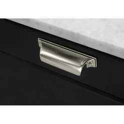 Kuppivedin Beslag Design Timjan, 105x24x27mm, kromi