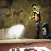 Kuvatapetti Artgeist Banksy - Cave Painting, eri kokoja