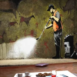 Kuvatapetti Artgeist Banksy - Cave Painting, eri kokoja