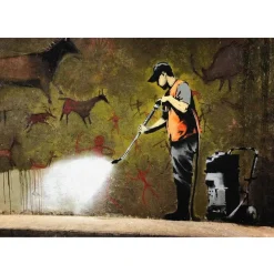 Kuvatapetti Artgeist Banksy - Cave Painting, eri kokoja