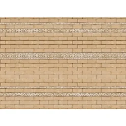Kuvatapetti Artgeist Brick with ornaments, tiiliseinä, eri kokoja