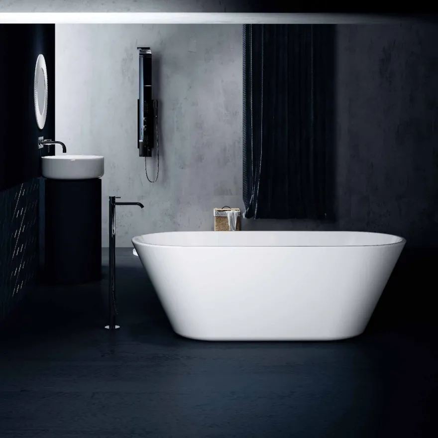 Kylpyamme Bathlife Balans, 1580x700mm, valkoinen