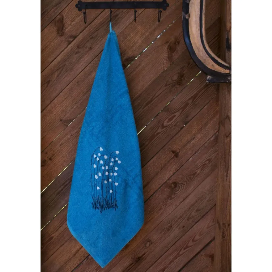 Kylpypyyhe Pikkupuoti Suovilla, 70x140cm, turkoosi
