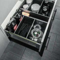 Laatikon jakaja Beslag Design Flex Basic, 318x523mm, harmaa