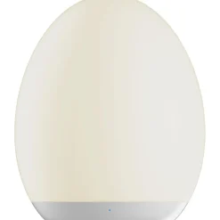 Ladattava LED-pöytävalaisin Star Trading Oval, Ø92x110mm, valkoinen
