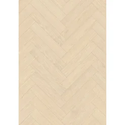 Laminaatti Kronoflooring Herringbone Cream Darcy More MultiRoom, kalanruoto, tammi, 8 mm, 0,87 m²/pkt