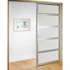 Lasiliukuovi Stella Pocket Door M10, hidastimella, 1025x2040mm, musta karmi
