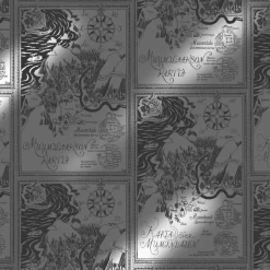 Lastenhuoneen tapetti Sandudd Muumi 5348-7, musta/hopea, non-woven