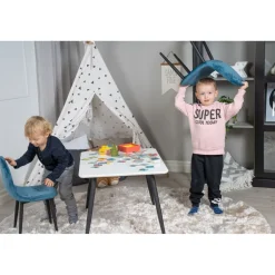 Lasten pöytä ja tuolit Venture Home Polar XXS, valkoinen/sininen