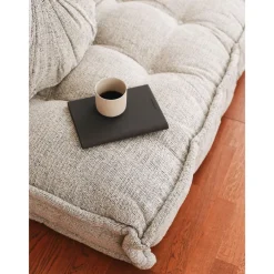 Lattiatyyny Linento Furniture Boho Dokuma, 68x180cm, harmaa