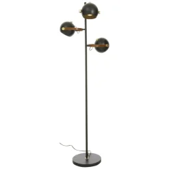 Lattiavalaisin Aneta Lighting Bow, 3x7W, Ø475x1520mm, IP20, GU10, musta