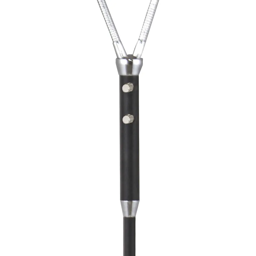 Lattiavalaisin Aneta Lighting Hero 130cm kaksiosainen LED 3000K musta/kromi