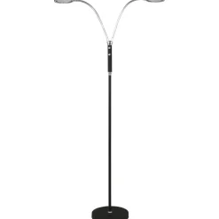 Lattiavalaisin Aneta Lighting Hero 130cm kaksiosainen LED 3000K musta/kromi