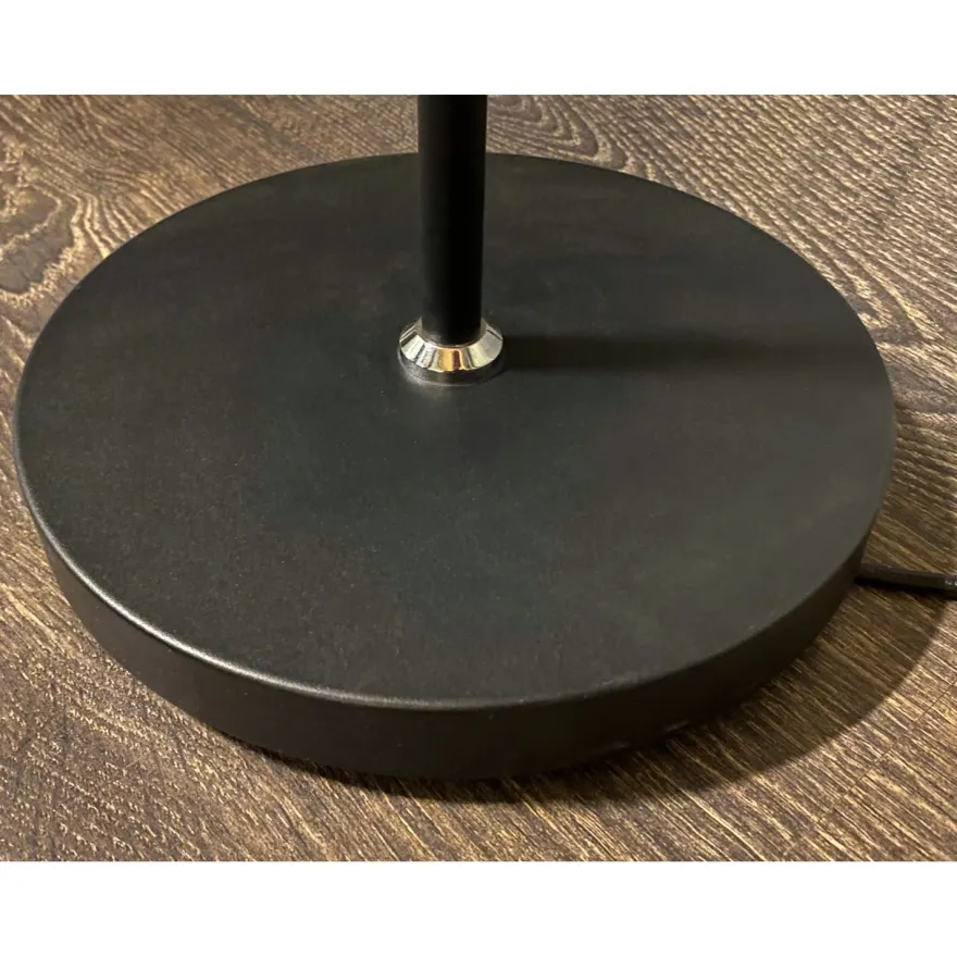 Lattiavalaisin Aneta Lighting Hero 130cm kaksiosainen LED 3000K musta/kromi