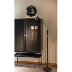 Lattiavalaisin Aneta Lighting Sandnes Flex, himmennettävä, musta