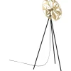 Lattiavalaisin Eglo Castanuelo, 40W, 50x27x152cm, kulta/musta