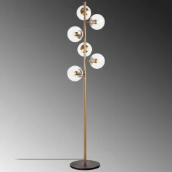 Lattiavalaisin Linento Lighting Fazli, 163cm, 6-osainen, eri värejä