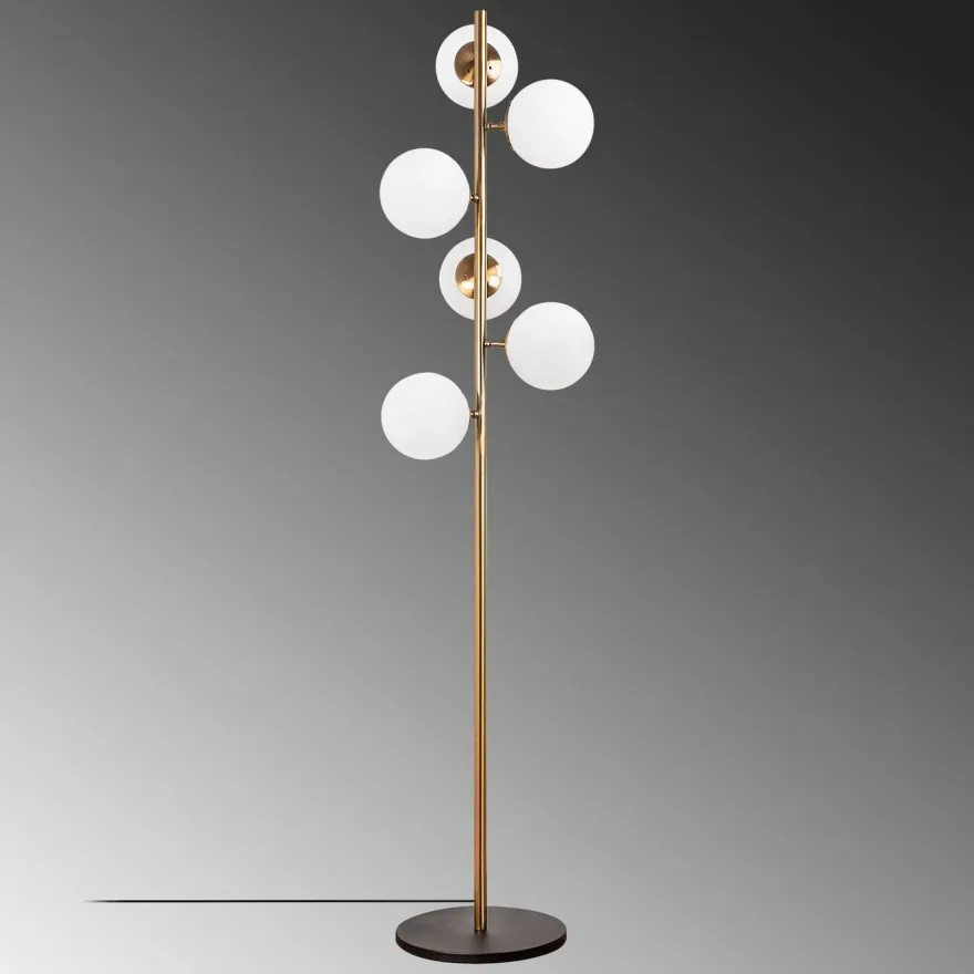 Lattiavalaisin Linento Lighting Fazli, 163cm, 6-osainen, eri värejä