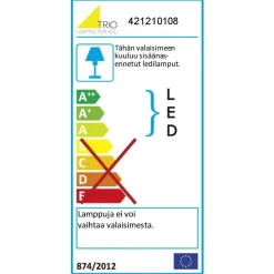 Lattiavalaisin Trio Charivari, LED, mattamessinki